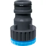 Adapter AQUACRAFT® 550992, MAX-Flow, 1" x 3/4" - 1", locsolótömlőre