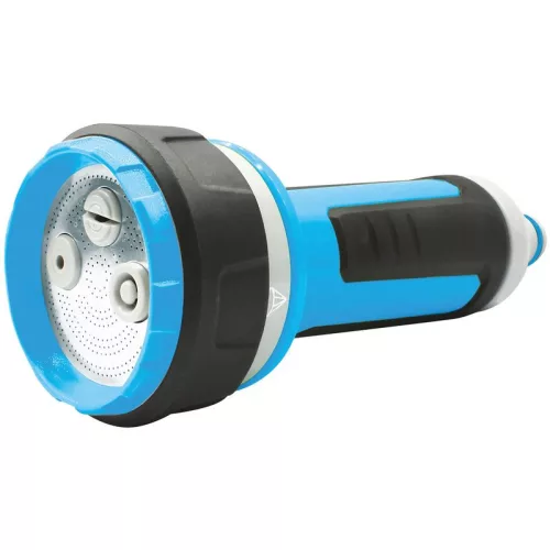 Kerti locsolópisztoly, Aquacraft ErgoPlus Multi-Jet 770020, kék/fekete, 4 funkciós, állítható vízáram, műanyag