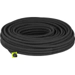 Kerti locsolótömlő, Strend Pro Garden, fekete, 1/2", 50 m, szivárgó, csatlakozókkal, csepegtető öntözéshez, -5°C és +50°C között hőálló
