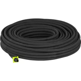   Kerti locsolótömlő, Strend Pro Garden, fekete, 1/2", 50 m, szivárgó, csatlakozókkal, csepegtető öntözéshez, -5°C és +50°C között hőálló