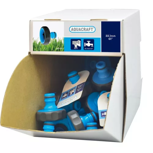 Adapter AQUACRAFT® 552175 SoftTouch G1", kerti tömlőhöz