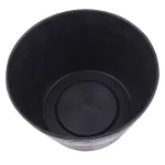 Műanyag virágcserép, Strend Pro Garden Woodeff, barna, átmérő: 39 cm, magasság: 23 cm, hordó formájú, 18,5 l, fahatású, kerek