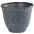 Műanyag virágcserép, Strend Pro Garden, zöld, átmérő: 30 cm, magasság: 25 cm, 10 l, fémhatású, kerek