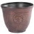 Műanyag virágcserép, Strend Pro Garden, réz, átmérő: 30 cm, magasság: 25 cm, 10 l, fémhatású, kerek