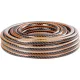 Kerti locsolótömlő, Strend Pro Garden Premium, fekete/narancssárga, 1/2", 25 m, 35 bar, algaálló belső fal, sérülésálló műanyag keverék, -5°C és +65°C között hőálló