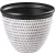 Műanyag virágcserép, Strend Pro Garden Marble, barna, átmérő: 37 cm, magasság: 30 cm, márványhatású, 19,5 l, kerek