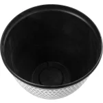 Műanyag virágcserép, Strend Pro Garden Marble, barna, átmérő: 37 cm, magasság: 30 cm, márványhatású, 19,5 l, kerek