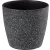 Virágcserép Strend Pro Stone, 23x20,5 cm, fekete, kő hatású