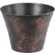 Virágcserép Strend Pro Flower, 24,5x19,3 cm, arany, fémes hatású