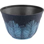 Virágcserép Strend Pro Flower, 30x19 cm, szürkéskék