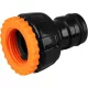 Csatlakozó Strend Pro Garden, G1", G3/4" szűkítővel, vízcsaphoz, belső menet, MAX FLOW