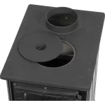 Strend Pro 304-U Mini fa tüzelésű kályha, fekete, 9 kW, 63,5 × 31,5 × 44,1 cm, füstcső átmérő: 130 mm