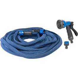   Locsolócső Strend Pro Garden Flexi, 11-22.5 m, 1/2"-3/4" + szórópisztoly, kerti