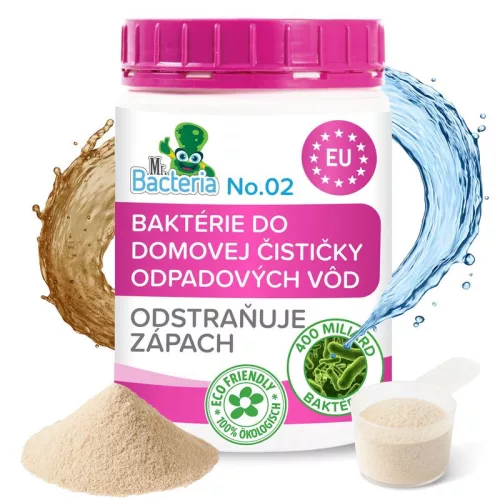 Aktivátor Mr.Bacteria No.2, szennyvíztisztítóhoz, 500 g