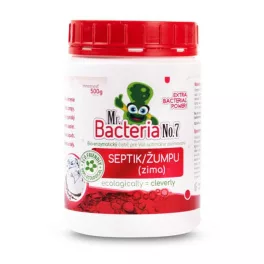   Aktivátor Mr.Bacteria No.7, téliesítő szeptikus tartályhoz/emésztőgödörhöz, 500g