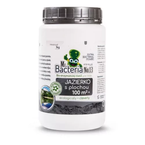 Tavi baktérium, Mr.Bacteria No.13, 1000 g, 100 m2 feletti tavakhoz, bio-enzimatikus, növény- és állatbarát, algamentesítő