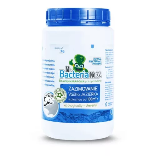 Tavi baktérium, Mr.Bacteria No.22, 1000 g, 100m2 feletti tavakhoz és halastavakhoz, bio-enzimatikus, téliesítő