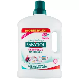   Fertőtlenítő, Sanytol, 1500 ml, ruhákhoz, fehér virág illat, folyékony, 99,9%-os hatás