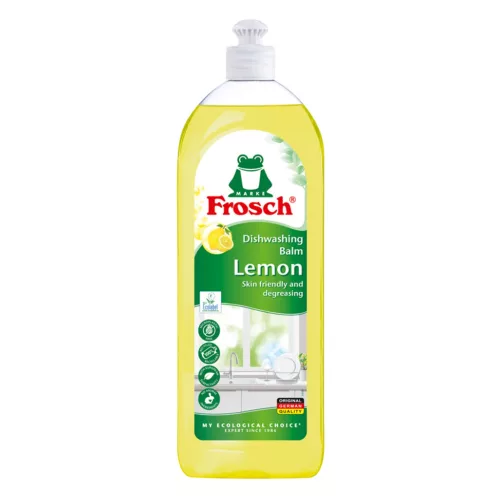 Mosogatószer Frosch, balzsam, citrom, 750 ml