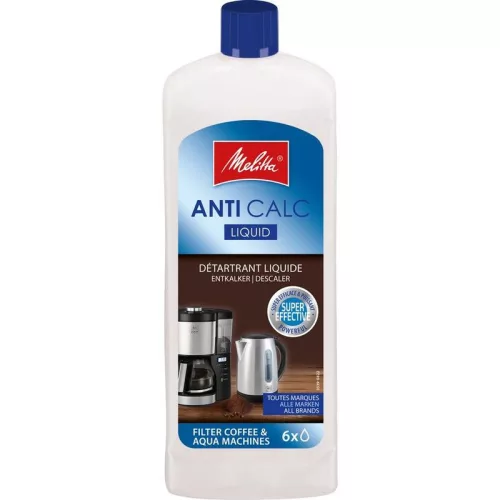 Vízkőoldó Melitta Anti Calc, tisztító, kávéfőzőkhöz és vízforralókhoz, folyékony, 250 ml