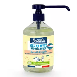   Gél Briochin, mosogatáshoz és kézmosáshoz 2in1, marseille-i szappan, 500ml