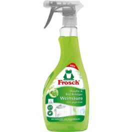   Frosch tisztítószer, fürdőszobákhoz és zuhanyzókhoz, szőlősavval, 500 ml