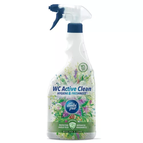 WC Active spray Ambipur, vad zsálya és cédrus, 750ml