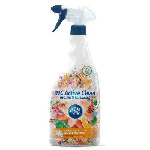 WC Active spray Ambipur, citrom és tavirózsa, 750ml
