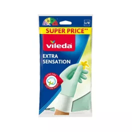 Kesztyű Vileda Extra Sensation, L