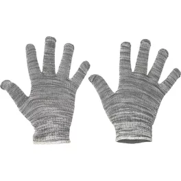 Kesztyű BULBUL 08/M, nylon/pamut, melírozott