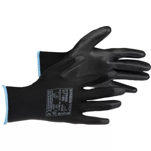 Kesztyű ST BROTULA Black 11/XXL, kerti, ÚJ KIADÁS