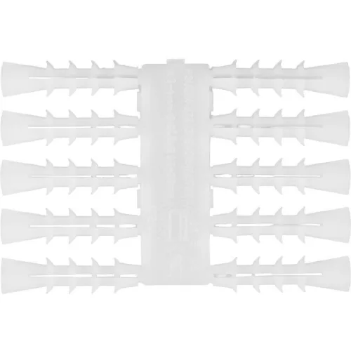 Dűbel TP, 6 mm, LDPE, klasszikus, 10 db-os lapon