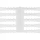 Dűbel TP, 6 mm, LDPE, klasszikus, 10 db-os lapon