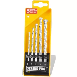   Fúrókészlet Strend Pro SD105, 5 részes, 4-10 mm, falazathoz