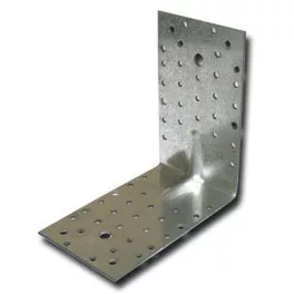   Sarokvas MA0712, 122x122x90/2,5 mm, horganyzott, (konzol) sarok, megerősített