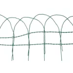 PVC bevonatos kerítésháló, Strend Pro Garden Gardenet, zöld, 65 cm x 25 m, szemméret: 150 x 90 mm, PVC bevonatos acélhuzal, négyszögletű, dekoratív felső kialakítás