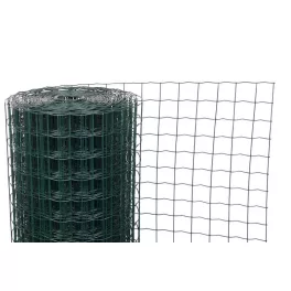   Ponthegesztett háló, Strend Pro Garden Europlast 3, sötétzöld, 100 cm x 25 m, rácsméret: 50 x 50 mm, drótvastagság: 2,2 mm, PVC bevonatos, négyzetrács