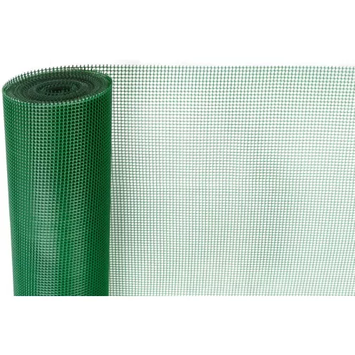Műanyag kerítésháló, Strend Pro Garden Economy 2, zöld, 100 cm x 10 m, szemméret: 5 x 5 mm, 300 g/m2, négyzetrács, 100 % műanyag