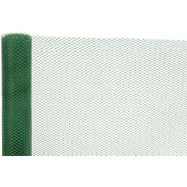   Műanyag kerítésháló, Strend Pro Garden Economy 3, zöld, 100 cm x 5 m, szemméret: 10 x 10 mm, 300 g/m2, 45°-ban döntött négyzetrács, 100 % műanyag