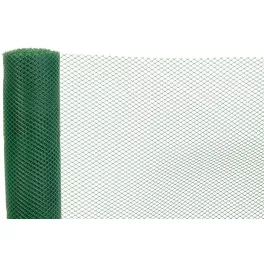   Műanyag kerítésháló, Strend Pro Garden Economy 3, zöld, 100 cm x 10 m, szemméret: 10 x 10 mm, 300 g/m2, 45°-ban döntött négyzetrács, 100 % műanyag