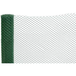   Műanyag kerítésháló, Strend Pro Garden Economy 6, zöld, 100 cm x 5 m, szemméret: 20 x 20 mm, 300 g/m2, 45°-ban döntött négyzetrács, 100 % műanyag