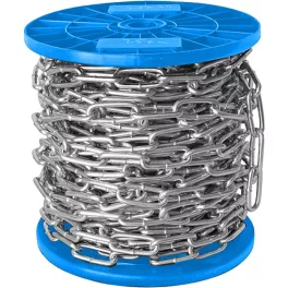   Hosszúszemű lánc, Strend Pro 5685C, ezüst, hosszúság: 10 m, szemméret: 10 x 65 mm (432005)