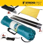 Sátor Strend Pro, túra, 2 személyes, zöld, 205x150x100 cm