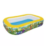 BESTWAY, 91008, Mickey Mouse, felfújható gyermekmedence, 2,62 x 1,75 x 0,51 m