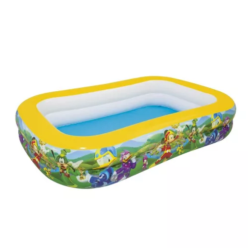 BESTWAY, 91008, Mickey Mouse, felfújható gyermekmedence, 2,62 x 1,75 x 0,51 m