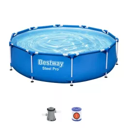   Medence Bestway® Steel Pro™ 56679, papírszűrős szűrés, 305x76 cm