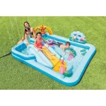 INTEX 57161, Jungle adventure play center felfújható gyermekmedence, 2,44 x 1,98 x 0,71 m