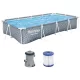 BESTWAY Steel Pro csővázas medence szett, 366 × 201 × 66 cm, papírszűrős, leeresztőszeleppel (561FV)