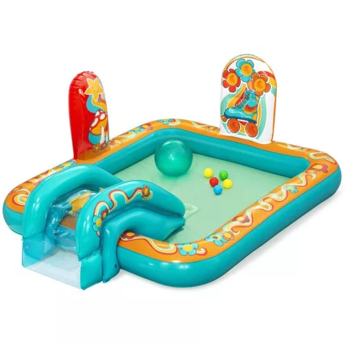 BESTWAY medence, Retro Groove Play Center gyermek, felfújható, 152x74 cm