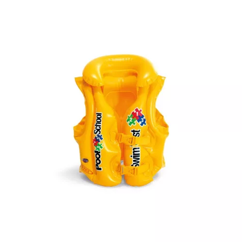 Mellény Intex® 58660, Pool School Deluxe, gyermek, felfújható, vízi, 3-6 év, 50x47 cm